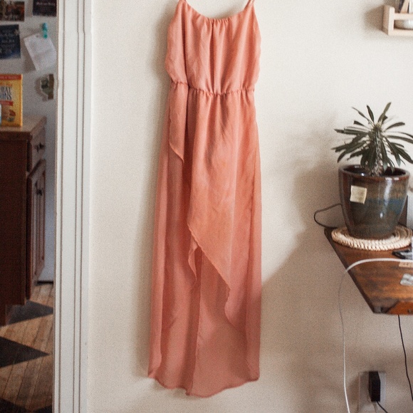 5 for $25 SALE! Poetry Blush High Low Dress - Picture 2 of 4